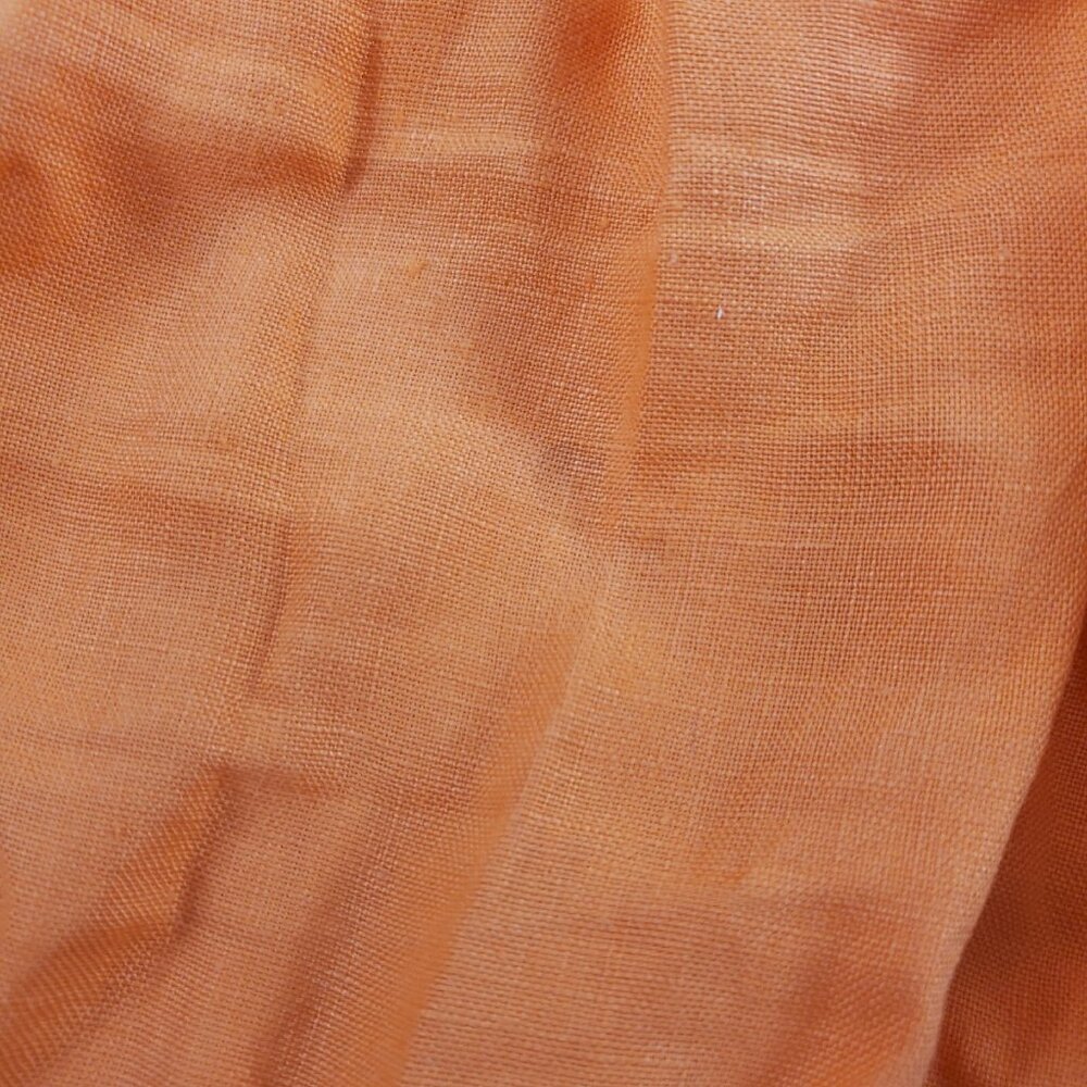 Lilly Pulitzer women top Tangerine Orange Seabreeze Linen Caftan Tunic Small - Picture 7 of 8